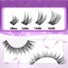 Picture of Natural Lash Clusters Kit Wispy Eyelash Clusters CC Curl Cluster Eyelash Extensions 132 pcs Individual Lash Extensions DIY Lash Extension Kit with Lash Bond and Seal and Remover Lash Kit by Mavphnee
