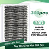 Picture of Lash Clusters 300pcs Individual Lashes 30D 0.07D Curl 16mm DIY Eyelash Extension KEYYOU Large Tray Volume Soft&Natural Cluster Lashes(30D-0.07D,16）