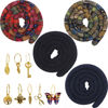 Picture of 4 Pieces Spiral Lock Hair Tie Dreadlock Hair Tie for Women and Men Braids Dreadlock Accessories Colorful Dread Ties for Braids Loc Thick Curly Hair (Multi)