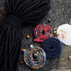 Picture of 4 Pieces Spiral Lock Hair Tie Dreadlock Hair Tie for Women and Men Braids Dreadlock Accessories Colorful Dread Ties for Braids Loc Thick Curly Hair (Multi)