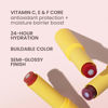 Picture of Burt’s Bees Tinted Boosted Balm Misty Mauve; Nourishing Vitamin C, E, and F Core; 24 Hour Moisture; Buildable Color with a Semi Glossy Finish; 100% Natural Origin; 1 Tube; 0.16 Oz.