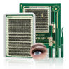 Picture of KEYYOU DIY Lash Extension Kit 300pcs Soft Lash Clusters 60D D Curl Easy to Apply with Lash Bond and Seal Lash Applicator Lash Remover Eyelash Extension Kit at Home(RMkit-60D-D-9-18mix)