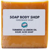 Picture of Turmeric & Lemon Oil Kojic Acid Soap, Dark Spot Remover For Face, Kojic Acid Soap For Hyperpigmentation, Even Complexion Soap, Fade Scars, Acne Scar, Turmeric Soap Bar, Handmade, 3.5 Ounces