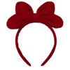 Picture of Meekest Red Headband Big Red Bow For Hair Costume for Halloween Snow White Cosplay Cute Accessories Non-slip Hairband Christmas