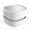 Picture of ODISTAR Desktop Vacuum Cleaner, Mini Table dust Sweeper Energy Saving,High Endurance up to 90 mins,Cordless&360º Rotatable Design for Keyboard/Home/School/Office(White AA Battery)