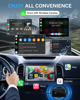Picture of Jemluse Wireless CarPlay Adapter for Apple iPhone (2024 Upgraded) - Multi-User Seamless Connection for Convert Wired to Wireless Car Play Adapter - No Latency from iOS 10+ to Screen w/USB C (Gray)