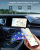 Picture of Jemluse Wireless CarPlay Adapter for Apple iPhone (2024 Upgraded) - Multi-User Seamless Connection for Convert Wired to Wireless Car Play Adapter - No Latency from iOS 10+ to Screen w/USB C (Gray)