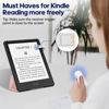 Picture of DATAFY Remote Control Page Turner for Kindle Paperwhite Oasis Kobo eReaders, Camera Camcorder Remote Controls, Page Turner Clicker for ipad Tablets Reading Novels with Wrist Strap Storage Bag