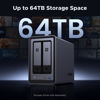 Picture of UGREEN NASync DXP2800 2-Bay Desktop NAS, Intel N100 Quad-core CPU, 8GB DDR5 RAM, 2.5GbE, 2 * M.2 NVMe Slots, 4K HDMI, Network Attached Storage (Diskless)