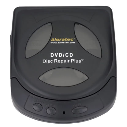 Picture of Aleratec Motorized DVD CD Cleaner Disc Repair System - Scratch Remover and Cleaner for CD Player Discs - Includes Solution - Portable Disc Cleaner for Restoring CDs, DVDs, and More