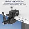 Picture of SmallRig Super Clamp Kit, Heavy Duty Max Load 33lb /15kg, with a 1/4"-20 & a 3/8"-16 Top Screw on a 5/8" Stud, for Photography Studio Video Camera Lighting, for Round Pipe and Flat Surface