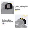 Picture of EOS R5 Mark II Eyecup Eyepiece, Extended Long Soft Eye Cup Viewfinder Cover for Canon EOS R5 Mark II Mirrorless Camera(Not for R5/R5C/R6/R6II),Soft Silicone Material, Comfortable for Eyeglass Wearers