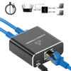 Picture of Pushua Gigabit Ethernet Splitter 1 to 2 High Speed, 1000Mbps Internet Splitter 1 in 2 out, LAN Splitter with USB Power Cable, RJ45 Splitter for Cat5/5e/6/7/8 Cable(2 Devices Simultaneously Networking)