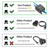 Picture of Pushua Gigabit Ethernet Splitter 1 to 2 High Speed, 1000Mbps Internet Splitter 1 in 2 out, LAN Splitter with USB Power Cable, RJ45 Splitter for Cat5/5e/6/7/8 Cable(2 Devices Simultaneously Networking)