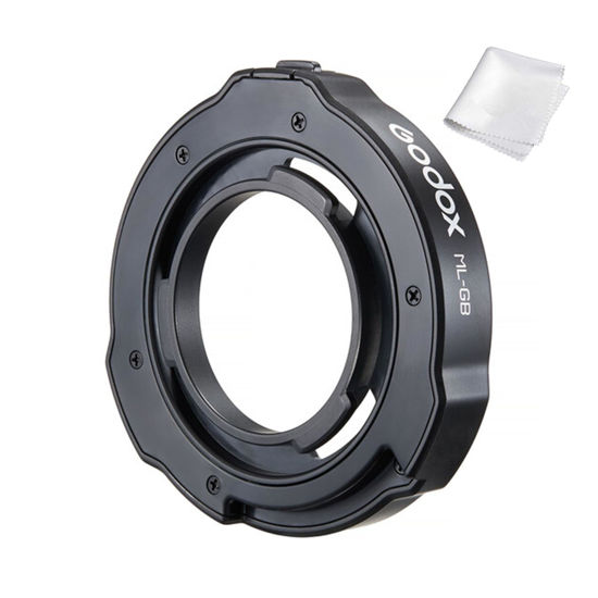 Picture of Godox ML-GB Bowens Adapter for Godox AD300Pro AD400Pro Flash Godox ML100Bi Godox ML60IIBi Godox ML30, ML30Bi, ML60, ML60Bi Led Video Lights
