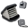 Picture of JJC Hard Shell Lens Filter Case Bag Up to 95mm, 4 Pockets Lens Filter Holder with Cleaning Cloth, Camera Lens Filter Storage Case Carrying Pouch for Photography Filter Round Filter ND UV CPL