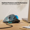 Picture of RGB Wired Trackball Mouse, Ergonomic Comfort Design Reduces Muscle Strain, Easy Thumb Control, Precision Tracking with 5 Adjustable DPI, Rollerball Mouse Compatible for PC, Laptop, Mac, Windows