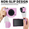 Picture of Easy Hood G7X Mark III Case, Protective Case for Canon Powershot G7X Mark III Digital Camera, Removable Lens Cover Silicone Sleeve Soft Camera Cover Rubber Protective Body Skin- Light Pink