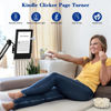 Picture of Smanu Kindle Page Turner, Remote Control Clicker Page Turner for Kindle Paperwhite Oasis Scribe iPad Tablet Kobo Kindle Accessories, Camera Remote Shutter Selfie Controller with Wrist Strap(White)