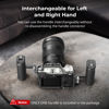 Picture of SmallRig Mini Side Handle for 1/4"-20 Threaded Holes, Camera Cage Handle for Left or Right Hand, Up and Down Adjustable, with Built-in Cold Shoe & Threaded Hole - 4755