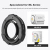 Picture of Godox ML-GB Godox Mount to Bowens Mount Speedring Adapter for Godox AD300Pro, AD400Pro, ML100BI, ML30, ML30BI, ML60, ML60BI, ML60IIBI which Adopt Godox-Mount Light