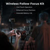 Picture of SmallRig Wireless Follow Focus Kit (Lite) with Handwheel Controller & Receiver Motor, A/B Stops & 15mm Rod Clamp, Compact Design, Widely Compatible with Cinema and Zoom Lenses with High Damping - 4296