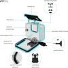 Picture of FitStill 196FT/60M Waterproof Case for Go Pro Hero 12 Hero 11 Hero 10 Hero 9 Black,Protective Underwater Diving Housing for Hero12/11/10/9 Black Action Camera Accessories Kit