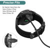 Picture of Kissmart Charger for Garmin Venu/Venu Sq/Venu 2/Venu 2 Plus/Venu 2S/Venu Sq 2/Venu 3/Venu 3S, Replacement Charging Cable Cord Plus a Black Silicone Charger Port Protector Anti Dust Plug (3.3ft/1m)