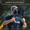 Picture of SmallRig Shoulder Rig Kit (Classic Version), Dual Handles 15mm Rods, Universal Shoulder Mount Video Rig with Quick Release for Arca, for SmallRig Follow Focus, for DSLR Camcorder, for Filmmaking -4480