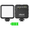 Picture of ULANZI VL49 2000mAh LED Video Light w 3 Cold Shoe, Rechargeable Soft Light Panel, Portable Photography Lighting for DJI OSMO Sony DSLR Canon Camera GoPro Vlogging