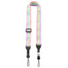 Picture of FIEIL Adjustable Shoulder Strap, Nylon Camera Strap, Comfortable Neck Strap for iPad, Cellphone Tablet, Camera, Laptop, Binocular, Luggage Bag (Rainbow Heart Universal Lanyard)