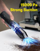 Picture of HOTO Handheld Vacuum Cleaner Cordless, Desk Vacuum Cleaner Compressed Electric Air Duster 15000Pa Suction, 4-in-1 Portable Vortex Vacuum Dust Buster Air Blower for Computer, Keyboard