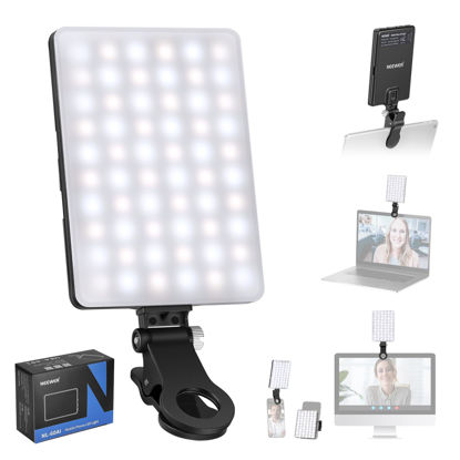 Picture of NEEWER Basic Selfie Light with Front & Back Phone Clip, 60 LED 2000mAh Rechargeable CRI 95+, 3 Light Modes, Portable Clip on Light for Phone/Tablet/Laptop, Zoom Call TikTok Video Fill Light - NL-60AI