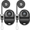 Picture of [Upgraded] Bluetooth 5.0 Remote Shutter for iPhone & Android Camera Wireless Remote Control Selfie Button for iPad iPod Tablet, HD Selfie Clicker for Photos & Videos (Black × 2 Pack)