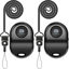 Picture of [Upgraded] Bluetooth 5.0 Remote Shutter for iPhone & Android Camera Wireless Remote Control Selfie Button for iPad iPod Tablet, HD Selfie Clicker for Photos & Videos (Black × 2 Pack)