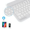 Picture of OMOTON Bluetooth Keyboard, Wireless Rechargeable Keyboard for iPad, iPad Pro, iPad Mini, iPad Air with Illuminated LED (White)