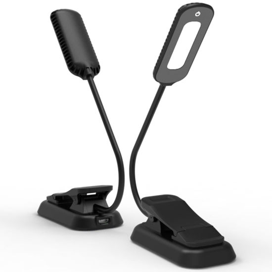 Picture of MAPTAY Book Light, 12 LED USB Rechargeable Reading Lamp with 3-Level Brightness for Eye Protection - Ideal for Night Reading