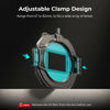 Picture of SmallRig Matte Box with Adjustable Clamp from 67mm - 82mm, with Lens Hood, Top Flag, CPL 1 & 2 Filters, for DSLR Mirrorless Cameras - 4411
