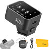 Picture of Godox X3C X3-C TTL Wireless Flash Trigger for Canon Camera, 2.4G Wireless Touchscreen Flash Transmitter, Support TTL Auto/Manual/Multi Flash, Built-in Lithium Battery, High-Definit OLED Screen