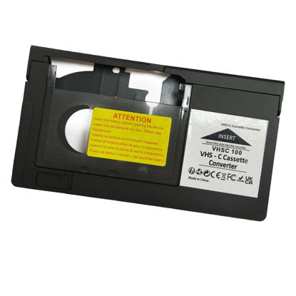 Picture of VHS-C Tape Cassette Adapter for Camcorders Motorized VHS VHS-C to VHS - Ideal for VCR Player, Video Cassette Player and VHS to Digital Converting