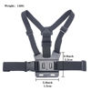 Picture of Ogetok Adjustable Mobile Phone Chest Strap Harness Mount, Black, Compatible with iPhone, GoPro Hero, DJI Osmo Action Cameras