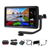 Picture of FEELWORLD S55 V3 6 Inch DSLR Camera Field Monitor Bundle - FHD IPS Screen, 4K HDMI in/Out, Tilt Arm, Power Output, Battery & Carry Case Included