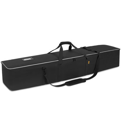 Picture of ITHWIU Multifunctional Tripod Bag 60 X 10.2 X 10.2 Inches / 152 X 26 X 26 cm Heavy Duty Tripod Carrying Case with Handle for Lights, Speakers, Cameras, Booms, Microphone Stands, Black