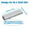 Picture of Atdcoek M.2 Heatsink with Thermal Silicone Pad for PS5/PC/Workstation - NVME Heatsink, SSD HeatSink, M.2 Heat Sink