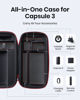 Picture of NEBULA Capsule 3 Official All-in-One Travel Case(not for Capsule 3 Laser), Customized for Capsule 3, Adapter, Remote Control, Cables and Stand, Waterproof and Protective Polyester.