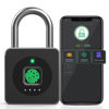 Picture of Pothunder Fingerprint Padlock, Fingerprint Lock with APP, Padlock with Keyless Biometric, Smart Padlock Waterproof Suitable for Gym, Locker, Gates, Fence and Storage