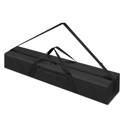 Picture of nomiou Tripod Carrying Case - 36 Inch 600D Oxford Tripod Bag with Shoulder Straps and Dual Handles Full Zippers for Lights, Cameras, Microphone Stands, Music Stands