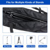 Picture of nomiou Tripod Carrying Case - 36 Inch 600D Oxford Tripod Bag with Shoulder Straps and Dual Handles Full Zippers for Lights, Cameras, Microphone Stands, Music Stands