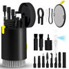 Picture of Laptop Phone Screen Cleaner Kit, Computer Keyboard Brush Cleaning Spray for iPhone AirPods MacBook iPad, 20-in-1 Electronic Device Clean Tool for Camera PC Monitor Earbud TV Tablet Car Screens, Black