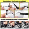 Picture of Laptop Phone Screen Cleaner Kit, Computer Keyboard Brush Cleaning Spray for iPhone AirPods MacBook iPad, 20-in-1 Electronic Device Clean Tool for Camera PC Monitor Earbud TV Tablet Car Screens, Black